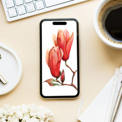 Free phone wallpaper - Magnolia Sunrise