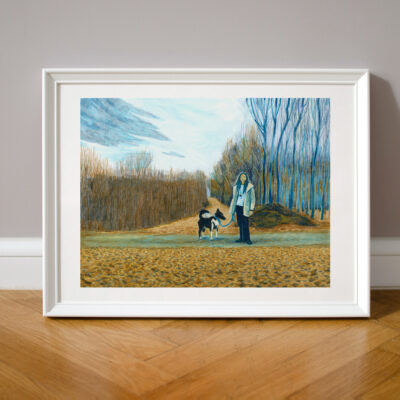 Afternoon in the Snagov Forest- limited edition fine art print